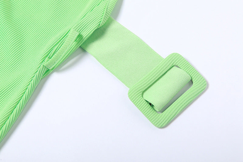 Macy™ | Lange jurk met riem
