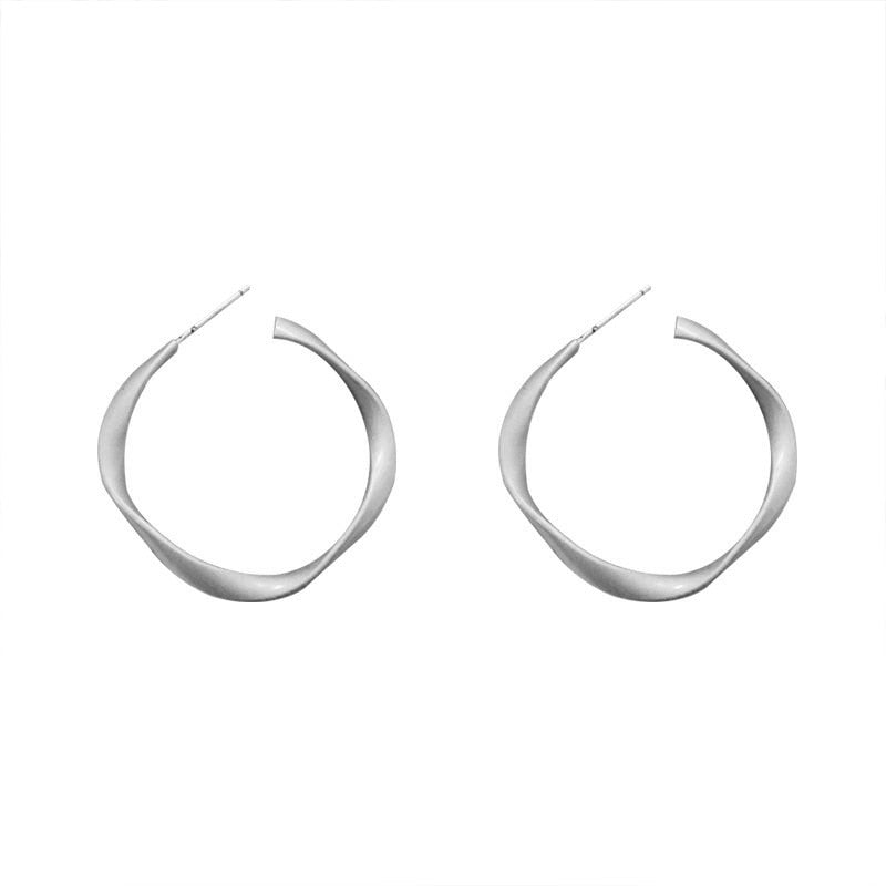 Gloria™ | Oorbellen in mat goud/zilver