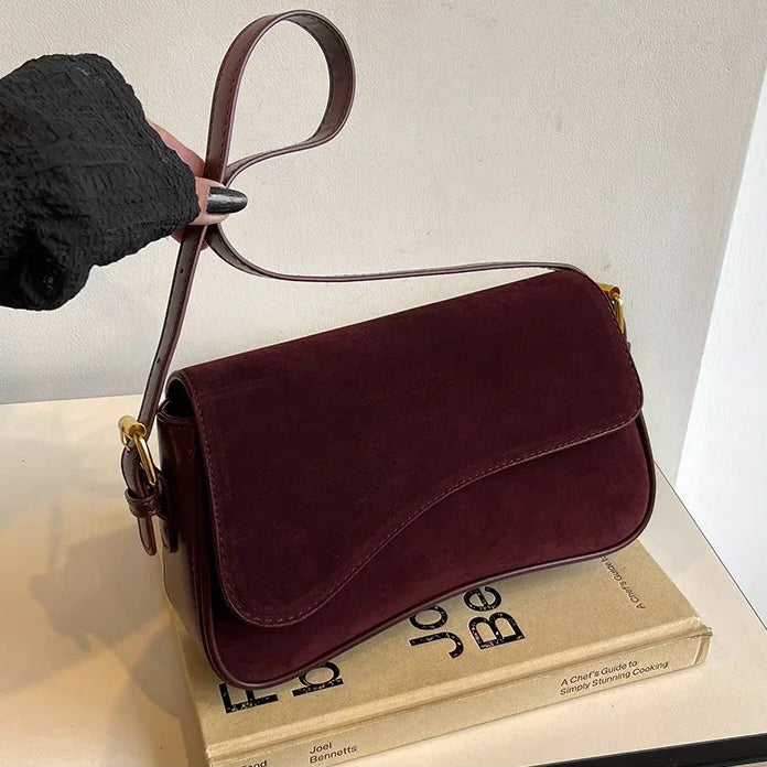 Olivia™ | Schoudertas (Suède)