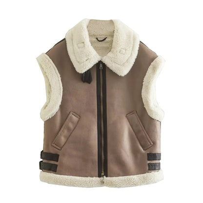 Mona™ | Gilet met pels