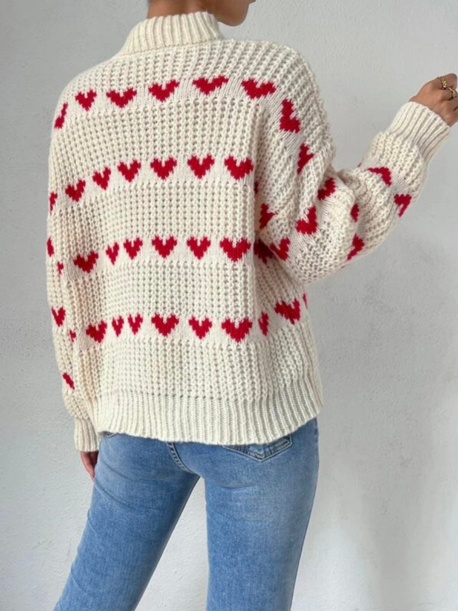 Lilly™ | Sweater met hartjes
