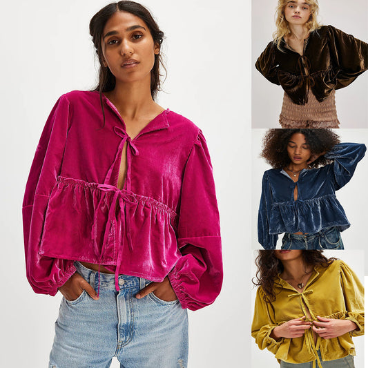 Yana™ | Velvet Blouse