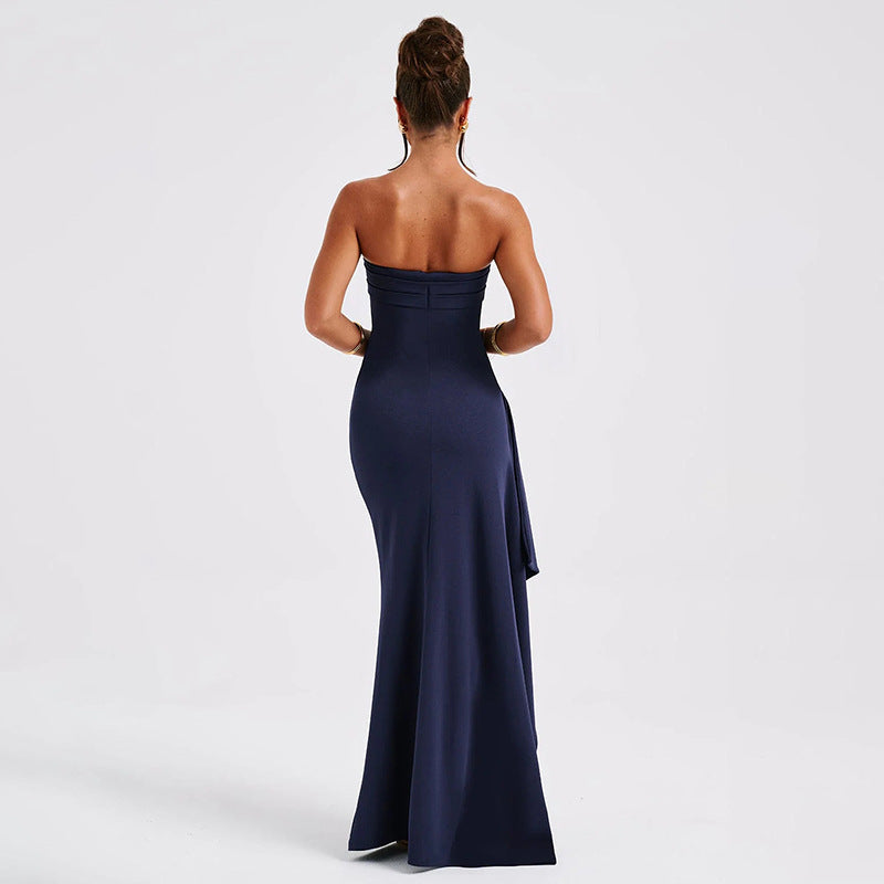 Sienna™ | Strapless avondjurk met split