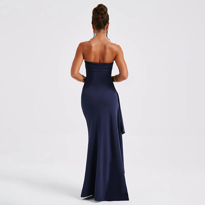 Sienna™ | Strapless avondjurk met split