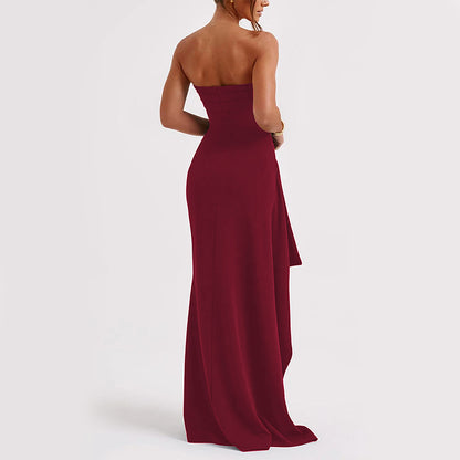 Sienna™ | Strapless avondjurk met split