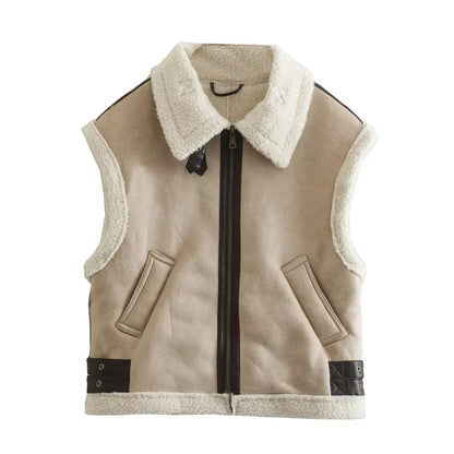 Mona™ | Gilet met pels