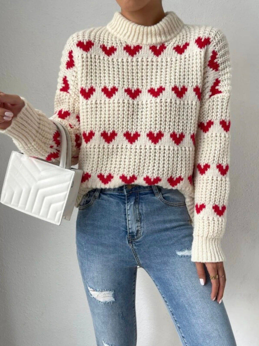 Lilly™ | Sweater met hartjes