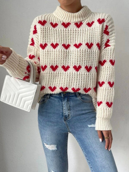 Lilly™ | Sweater met hartjes
