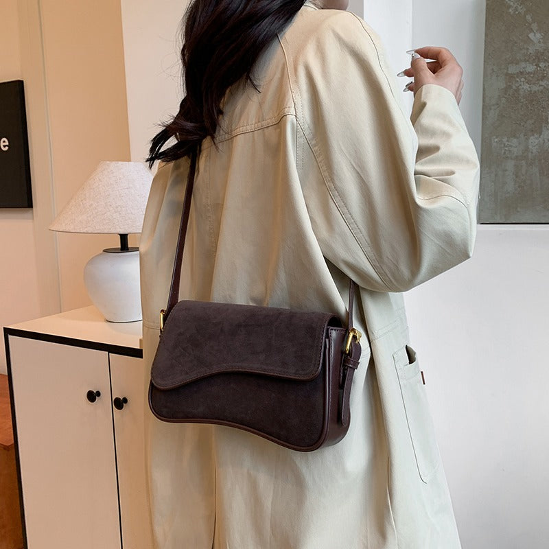 Olivia™ | Schoudertas (Suède)