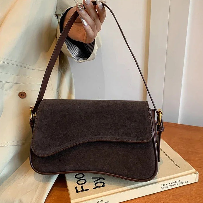 Olivia™ | Schoudertas (Suède)