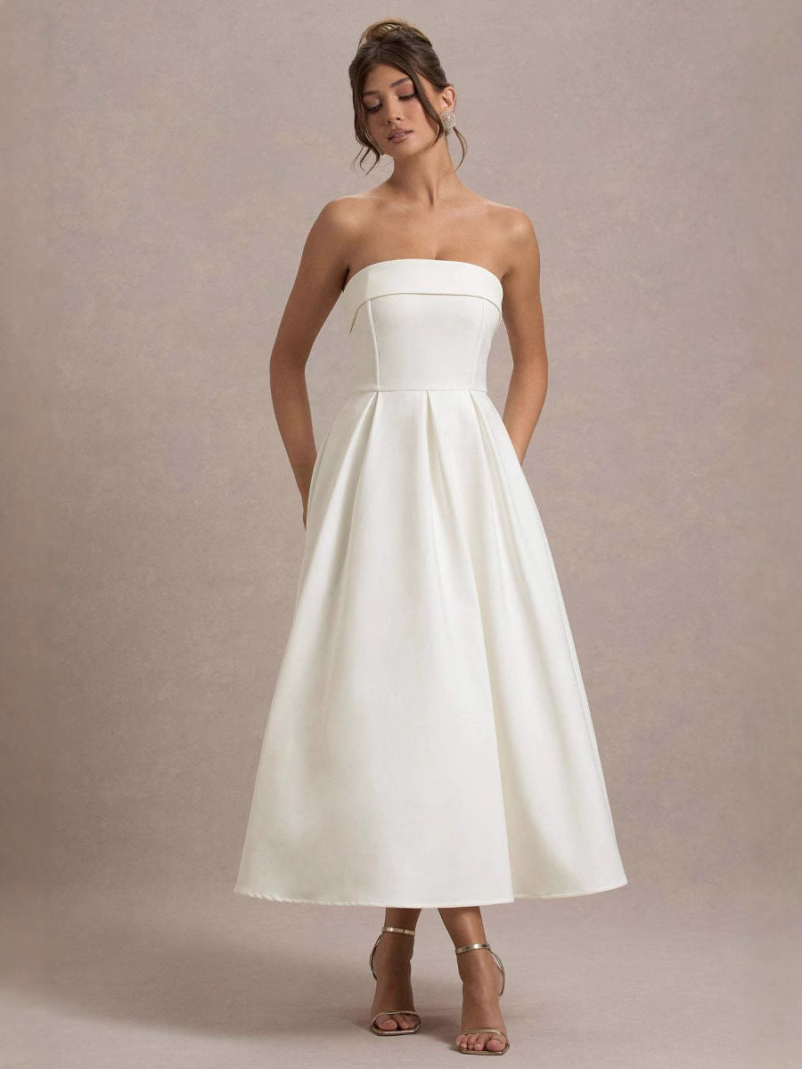 Elisa™  | Bandeau midi-jurk