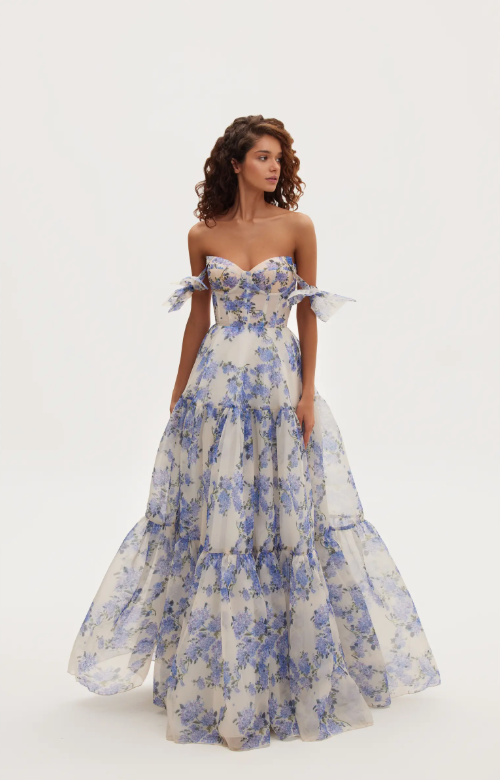 Viola™ | Lange jurk met bloemenprint