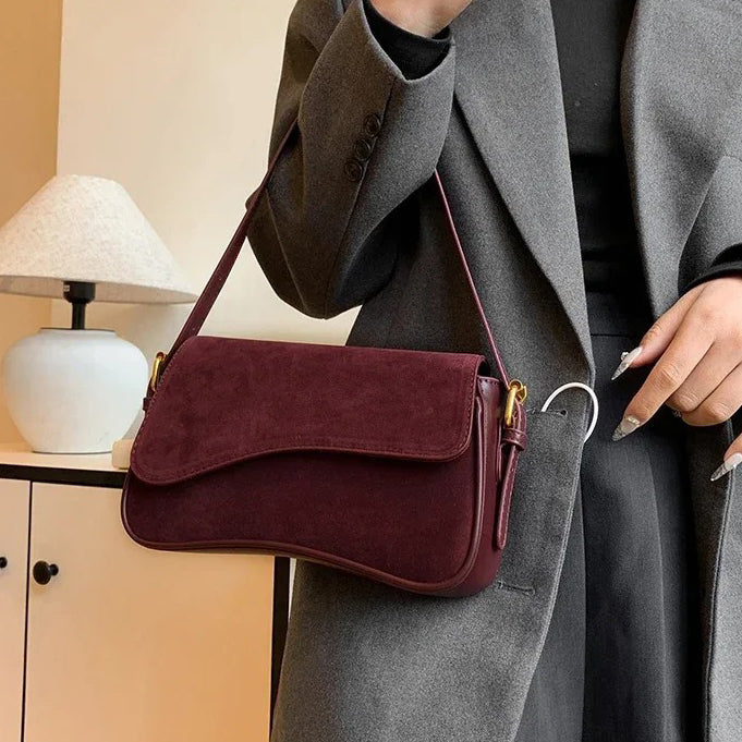 Olivia™ | Schoudertas (Suède)