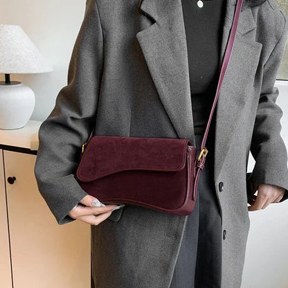 Olivia™ | Schoudertas (Suède)