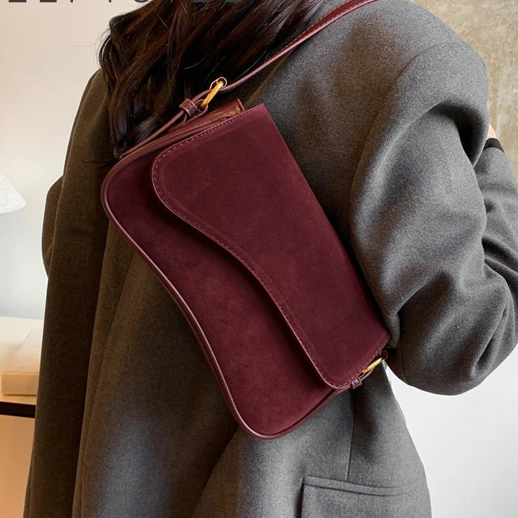 Olivia™ | Schoudertas (Suède)