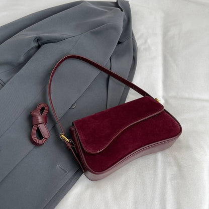 Olivia™ | Schoudertas (Suède)