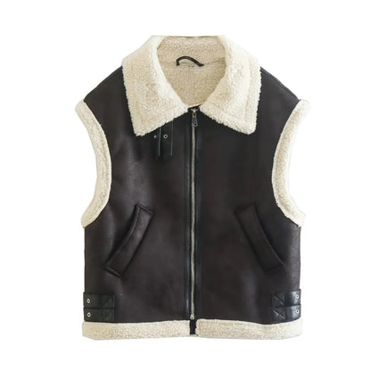 Mona™ | Gilet met pels