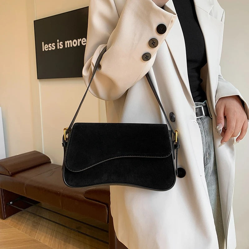 Olivia™ | Schoudertas (Suède)