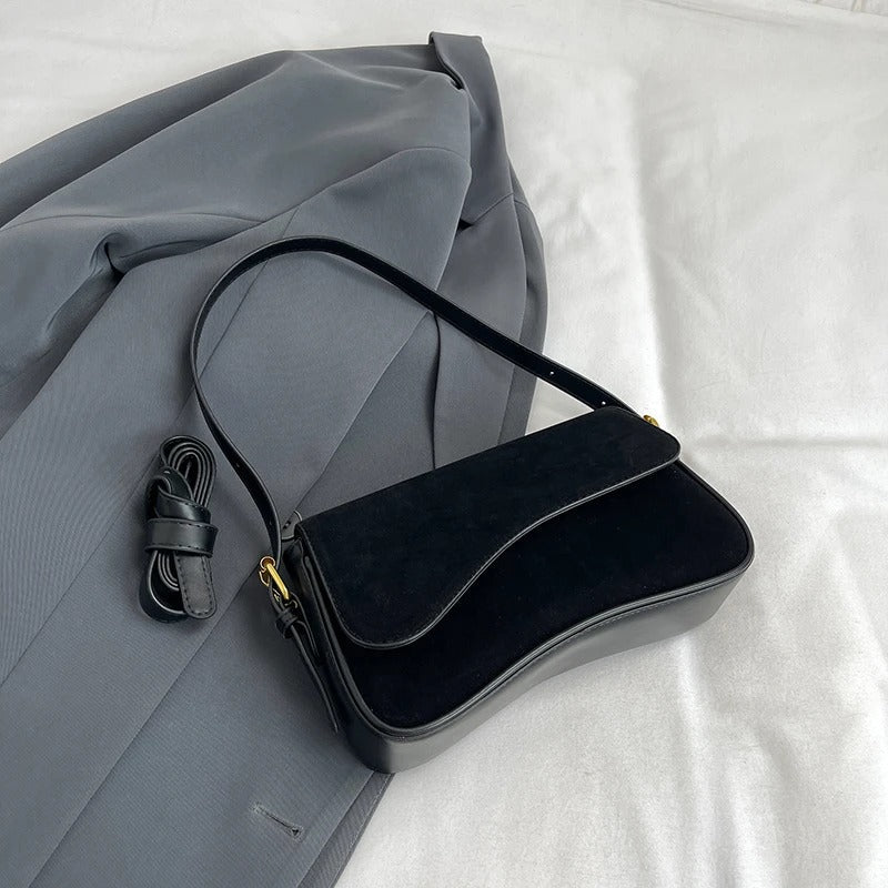 Olivia™ | Schoudertas (Suède)