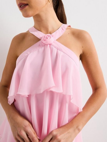 Kate™ | Ruffle jurk roze