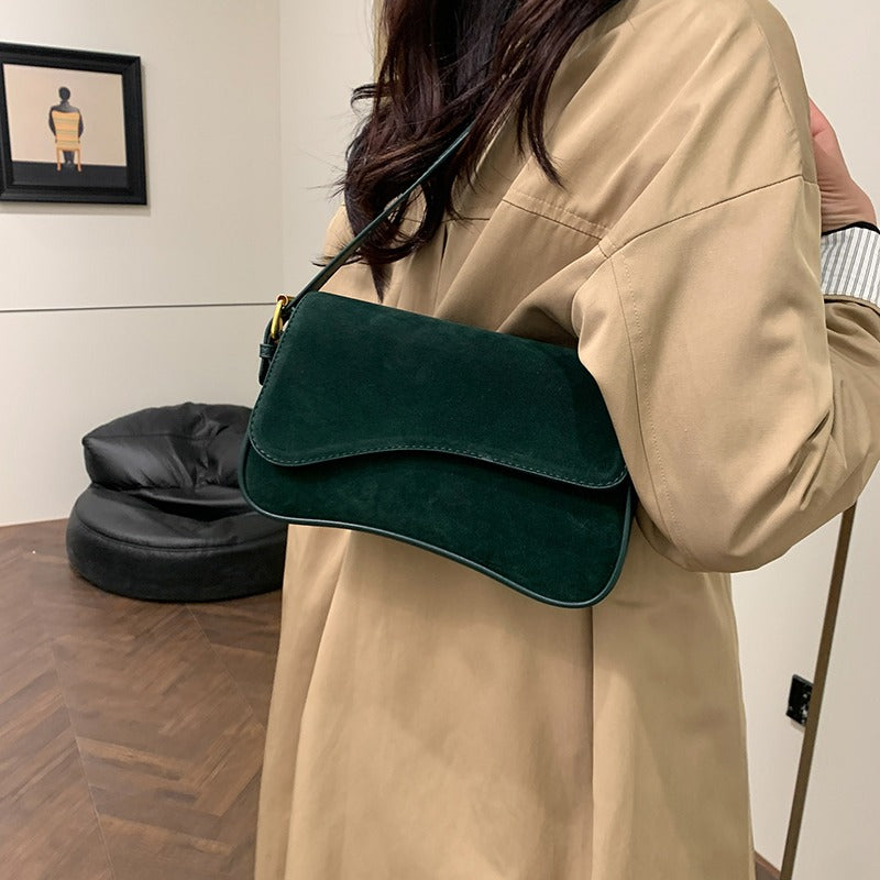 Olivia™ | Schoudertas (Suède)