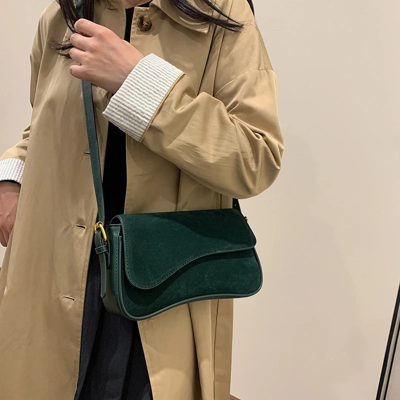 Olivia™ | Schoudertas (Suède)