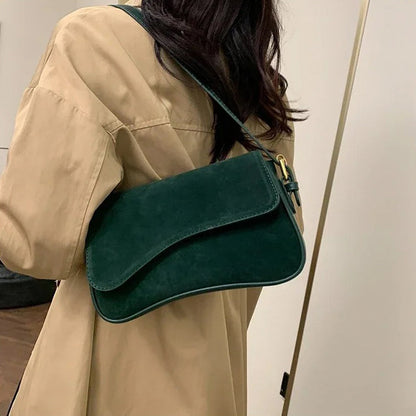 Olivia™ | Schoudertas (Suède)