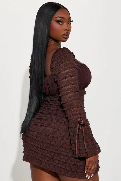 Emilia™ | Mini-jurk met ruches