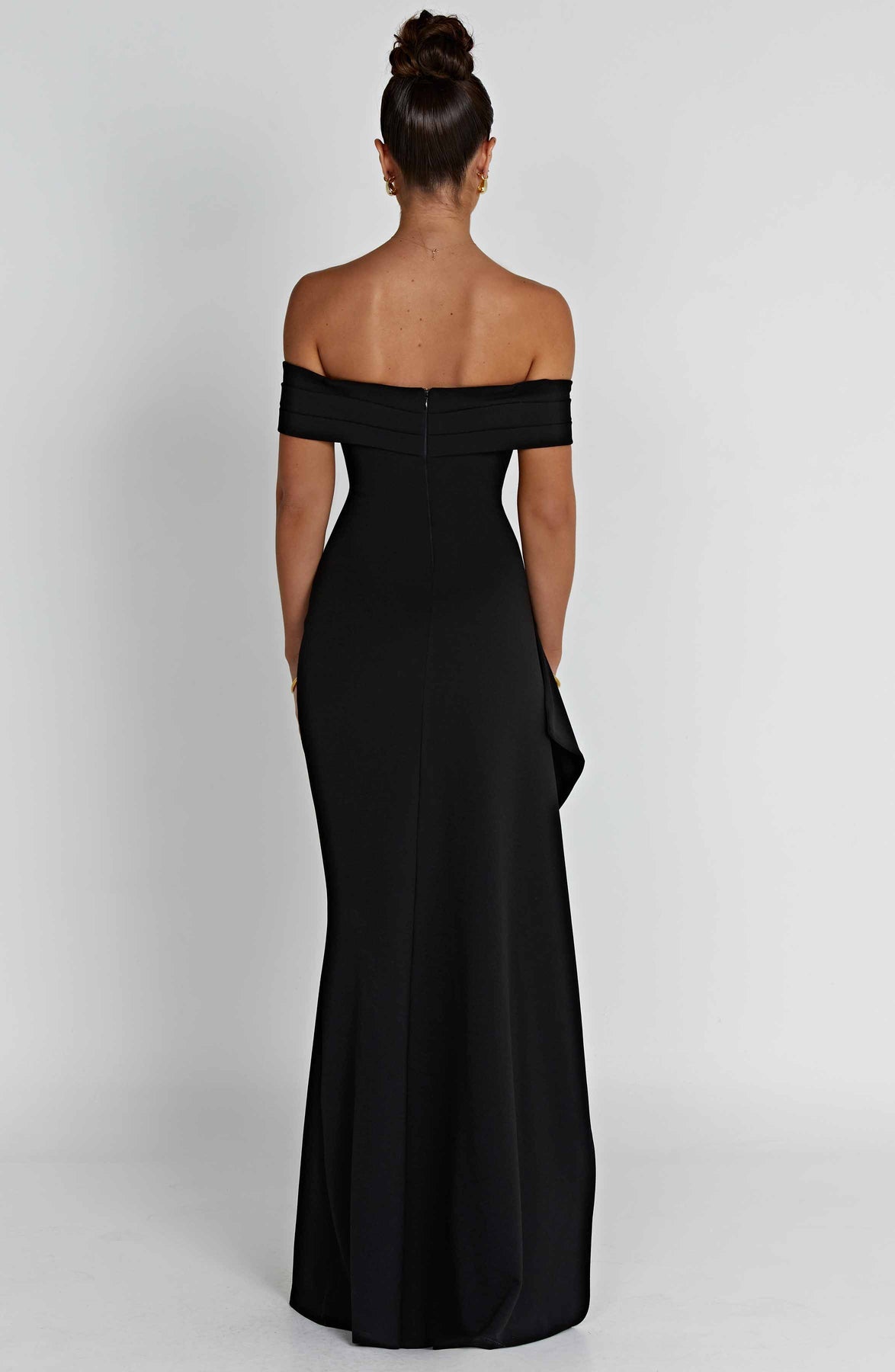 Victoria™ | Maxi off-shoulder jurk met split