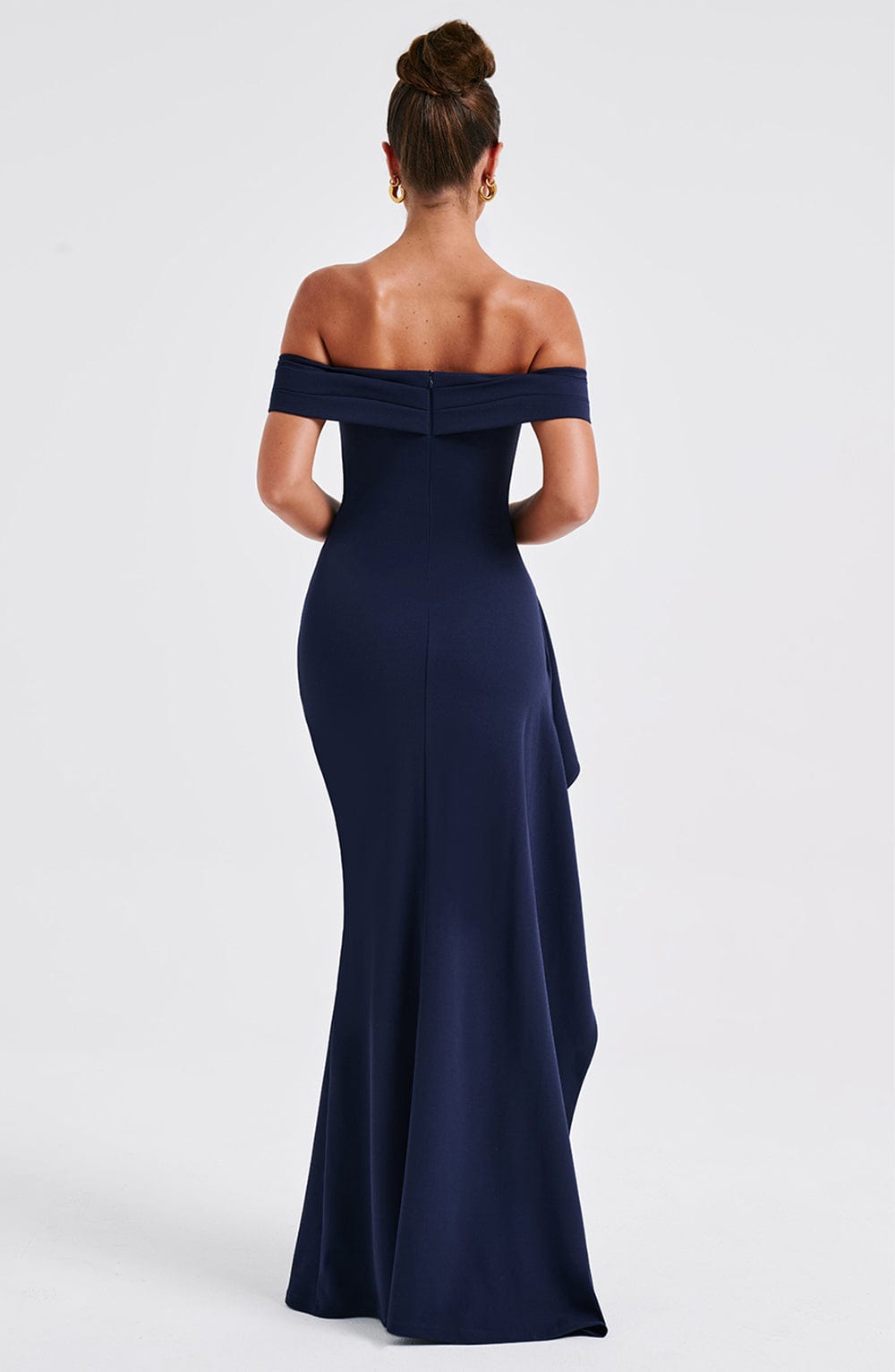 Victoria™ | Maxi off-shoulder jurk met split