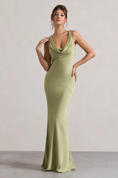 Alessia™ | V-hals maxi-jurk