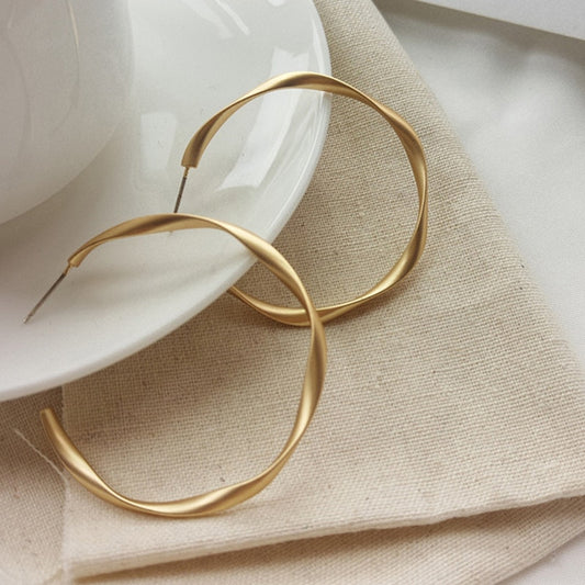 Gloria™ | Oorbellen in mat goud/zilver