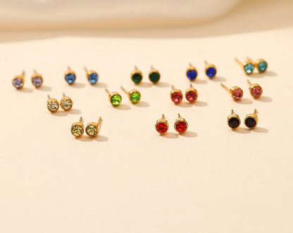 Planet™ | Geboortesteen oorbellen